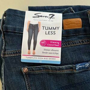 Size 10 Seven7 Tummy Less Jeans